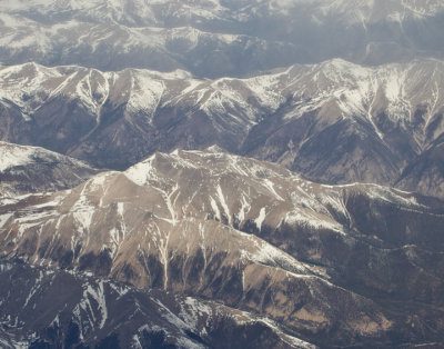 Rocky Mountains from the air
