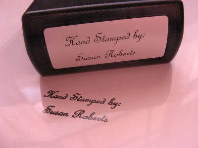 rubber stamp christmas gift from vince