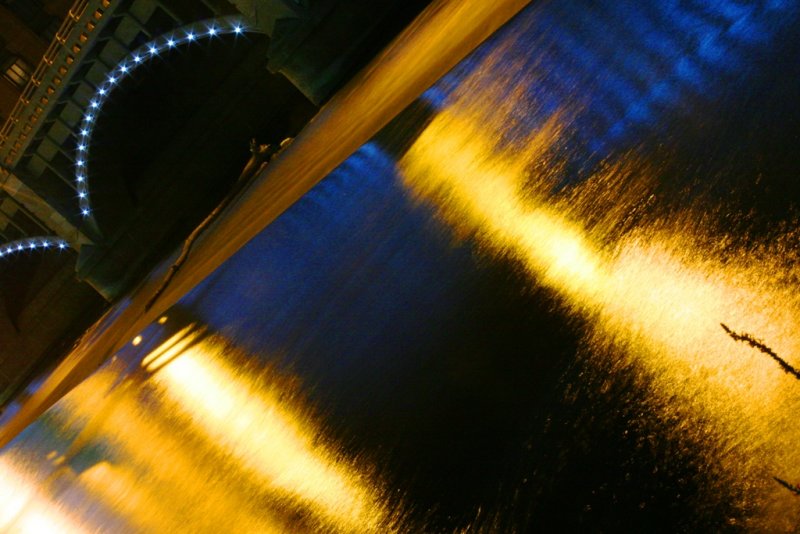 Grand River Bridge Reflection