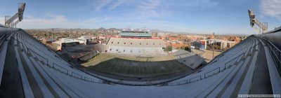 Panoramic of Arizona Stadium in Tuscon, AZ