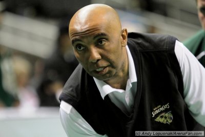 San Jose SaberCats head coach Darren Arbet