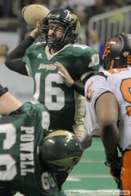 San Jose SaberCats QB Mark Grieb