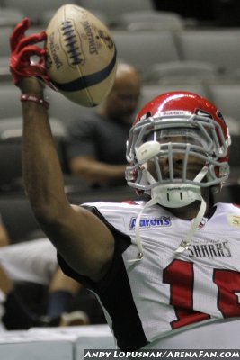 Jacksonville Sharks WR Jomo Wilson