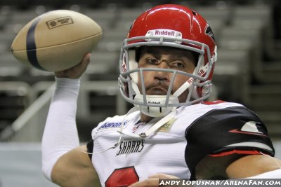 Jacksonville Sharks QB Aaron Garcia