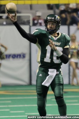 San Jose SaberCats QB Mark Grieb