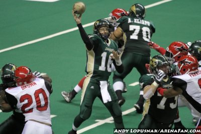 San Jose SaberCats QB Mark Grieb