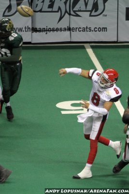 Jacksonville Sharks QB Aaron Garcia