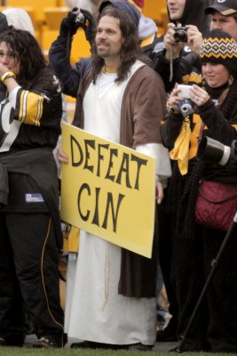 Jesus is a Steelers fan - DEFEAT CIN