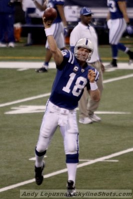 Indianapolis Colts QB Peyton Manning