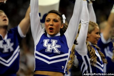 Univ. of Kentucky cheerleaders