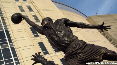 Michael Jordan statue at the United Center - Chicago, IL