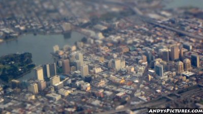 Aerial of Oakland, CA