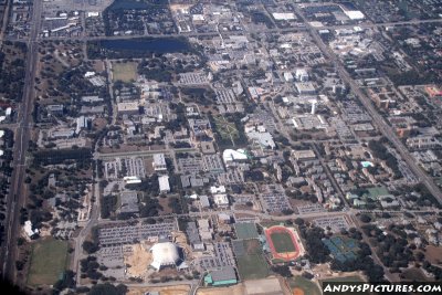 Aerial of University of South Florida's campus