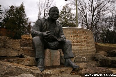 Alex Haley statue in Knoxville, TN