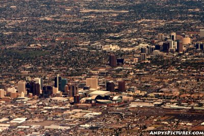 Aerial of Phoenix, AZ