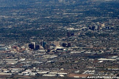 Aerial of Phoenix, AZ