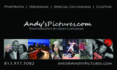 Andy'sPictures.com business card