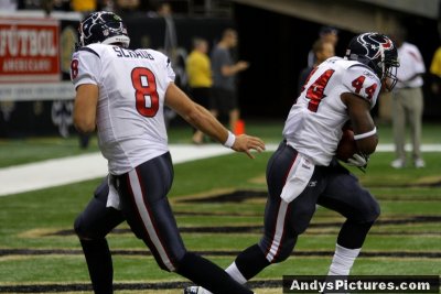 Houston Texans QB Matt Schaub and RB Ben Tate