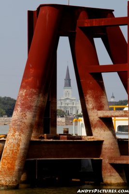 St. Louis Cathedral as seen from Algiers Point