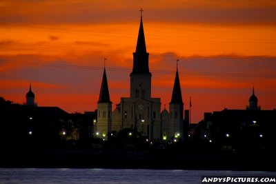 St. Louis Cathedral at Night