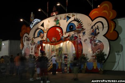 Arizona State Fair Rides at Night