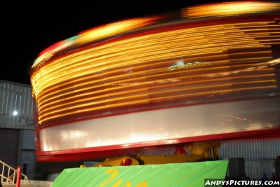 Arizona State Fair Rides at Night