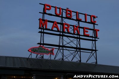 Public Market Center at Night