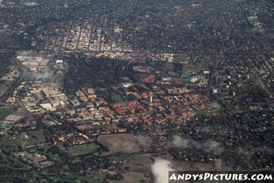 Aerial of Stanford - Palo Alto, CA