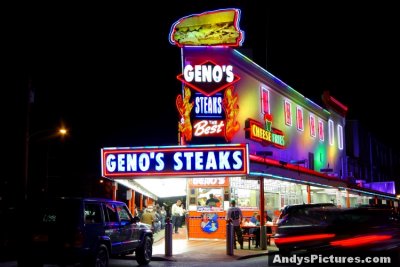 Philadelphia at Night (Geno's Steaks)