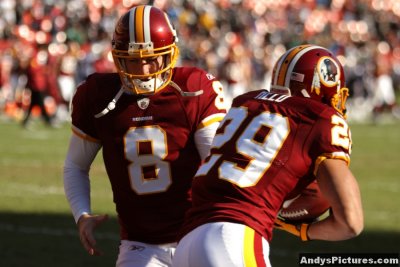 Washington Redskins QB Rex Grossman and RB Roy Helu