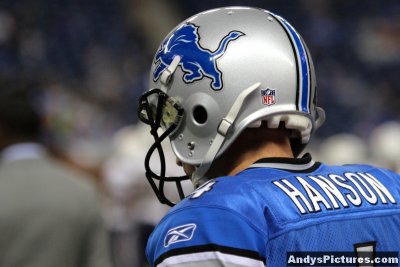 Detroit Lions kicker Jason Hanson