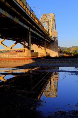 Pittsburgh Bridge reflection