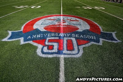 American Football League 50th Anniversary logo