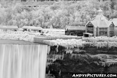 Niagara Falls in Winter Monochrome