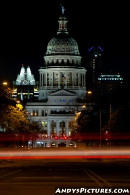 Texas State Capital - Austin at night