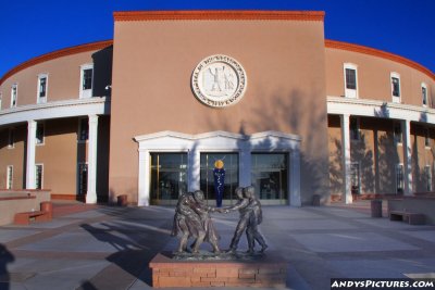 The Roundhouse (New Mexico State Capital) - Santa Fe, NM