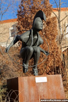 Sculpture outside of the State Capital - Santa Fe, NM