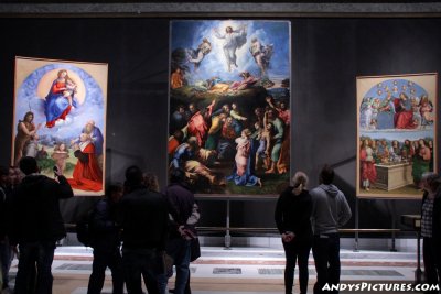 Raphael's Madonna of Foligno, Oddi Altarpiece and Transfiguration