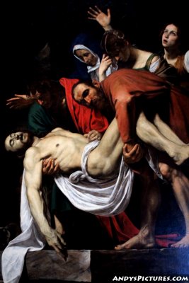 The Entombment of Christ (1602–1603) by Michelangelo Merisi da Caravaggio