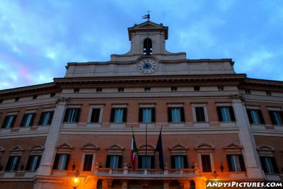 Parliament of Italy at Night - Rome, Italy