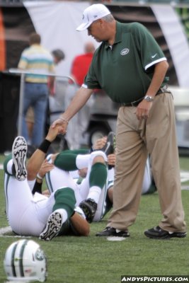 New York Jets head coach Rex Ryan & QB Mark Sanchez