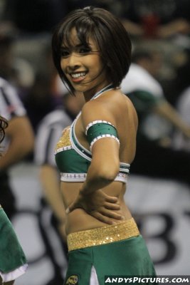 San Jose SaberCats cheerleader