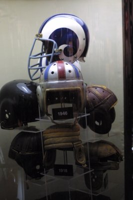 Evolution of football helmet