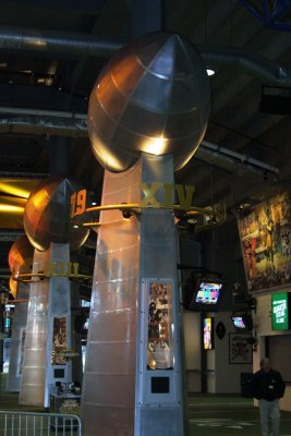 Giant Super Bowl Trophy Statue