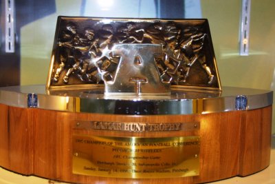 Lamar Hunt AFC championship trophy