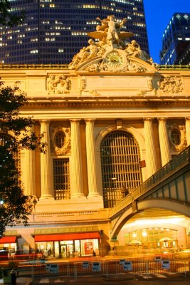Grand Central Station at night