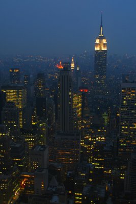 View from Top of the Rock at night