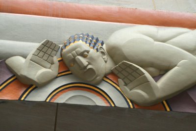 Sculpture in front of Rockefeller Center