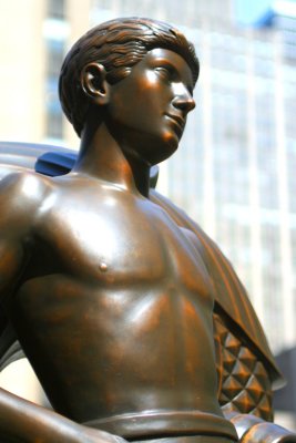 Sculpture in front of Rockefeller Center