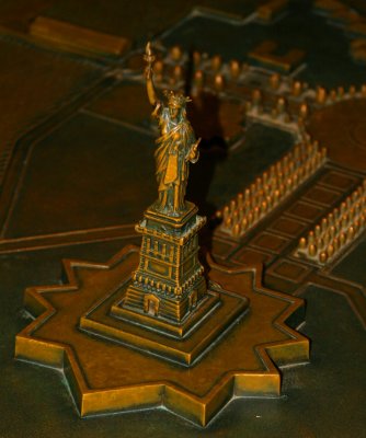 Bronze model of the Statue of Liberty